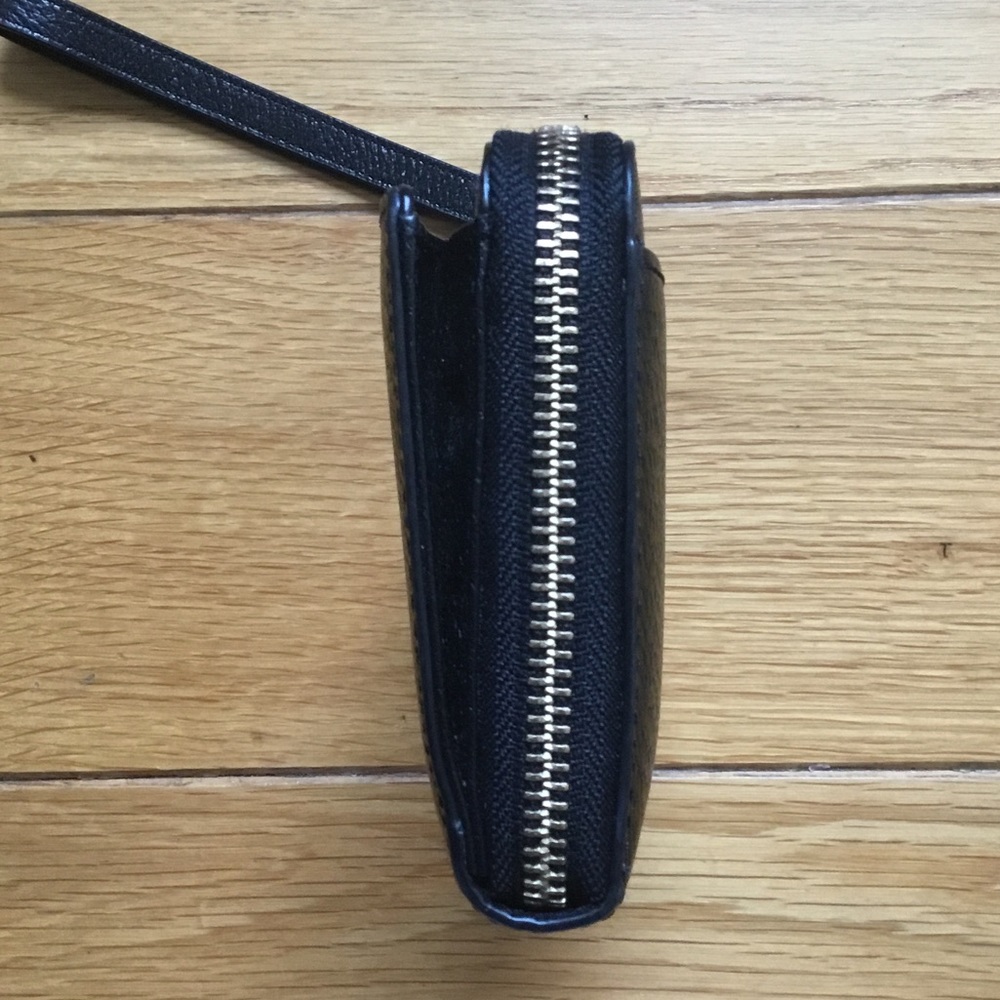 Kate Spade Black Leather Grand Street Layton Wallet Wristlet - Picture 3 of 14